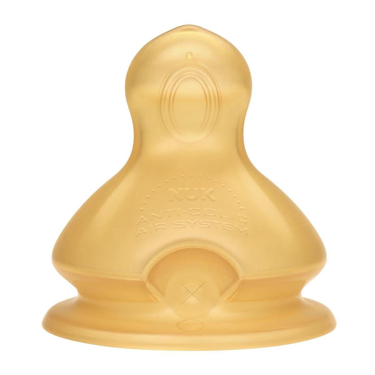 Nuk 6-18 Months Medium Hole Teat Latex for Formula - 2563