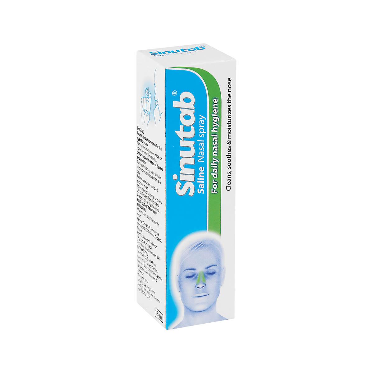 Sinutab, Nasal Spray, Saline, 15ml - 3658