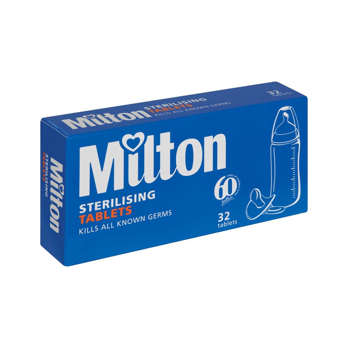 Milton Sterilising Tablets 32 s 47654 Baby City