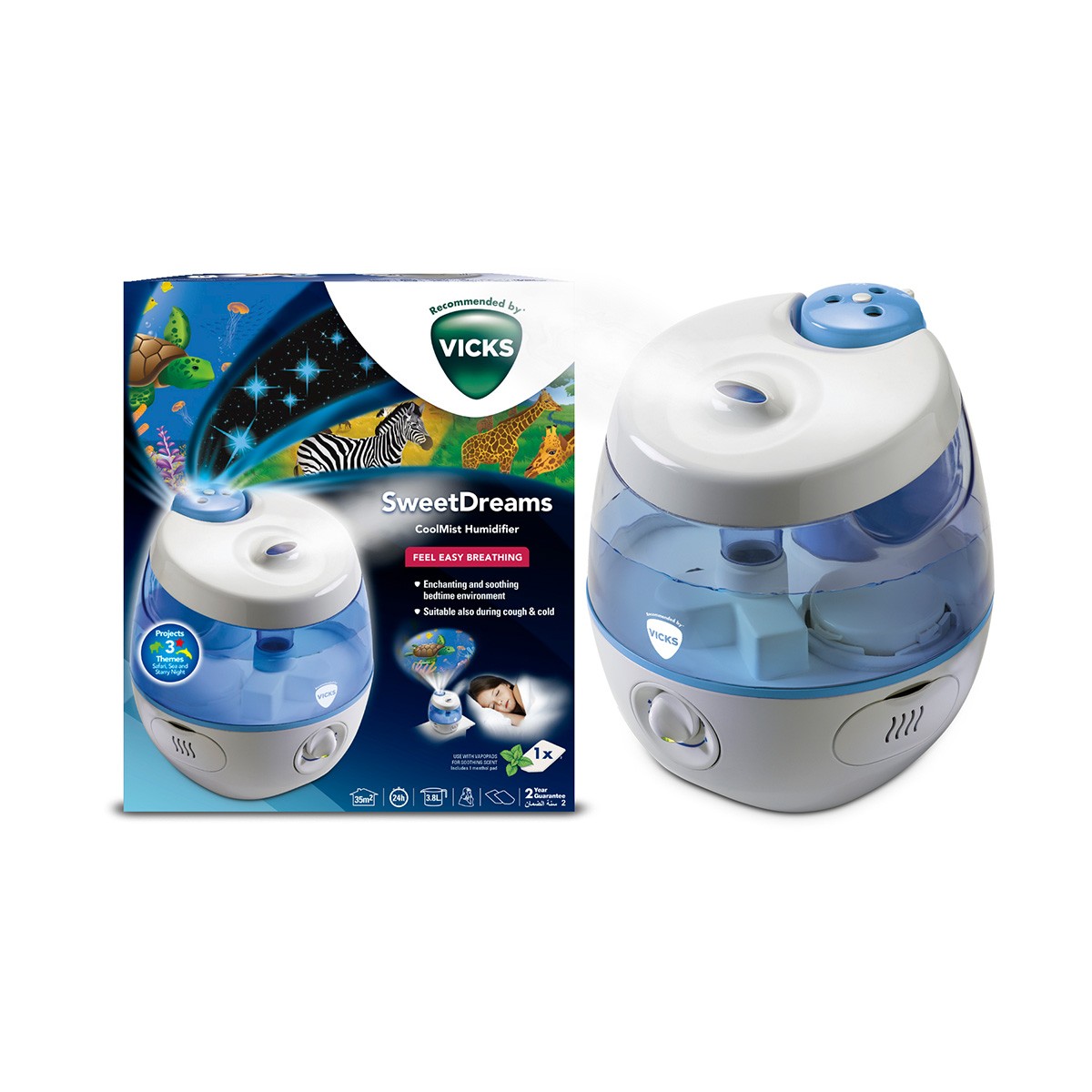 Vicks Humidifier Ultrasonic Sweetdreams Baby City