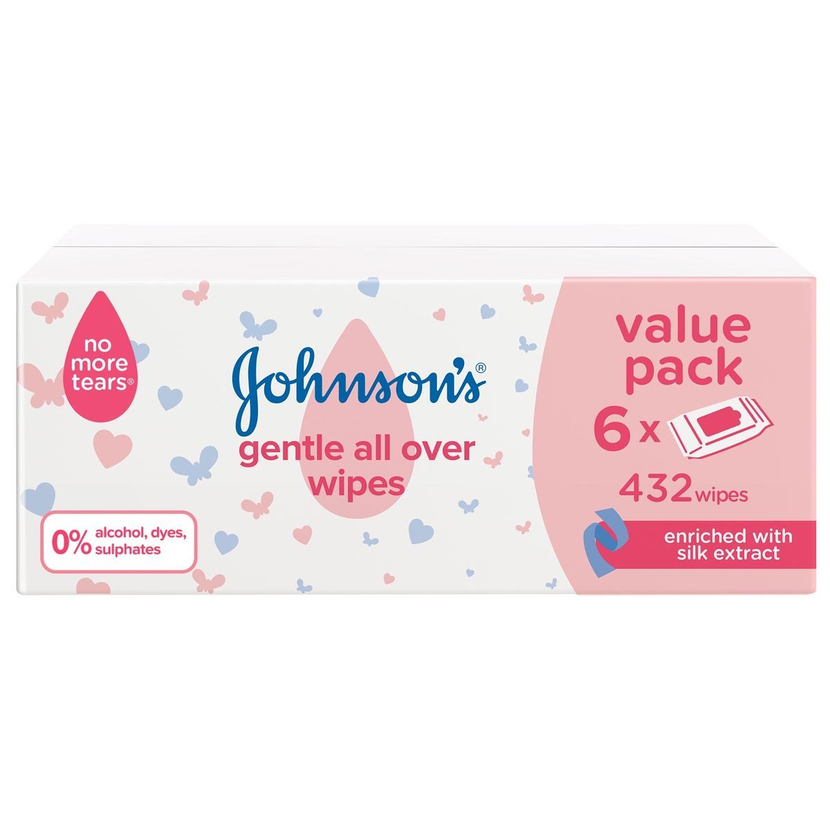 Johnson's gentle cheap all over wipes