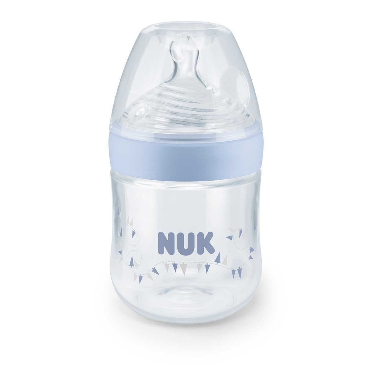 Nuk Nature Sense Bottle Small Hole Teat Size 1 White Baby City