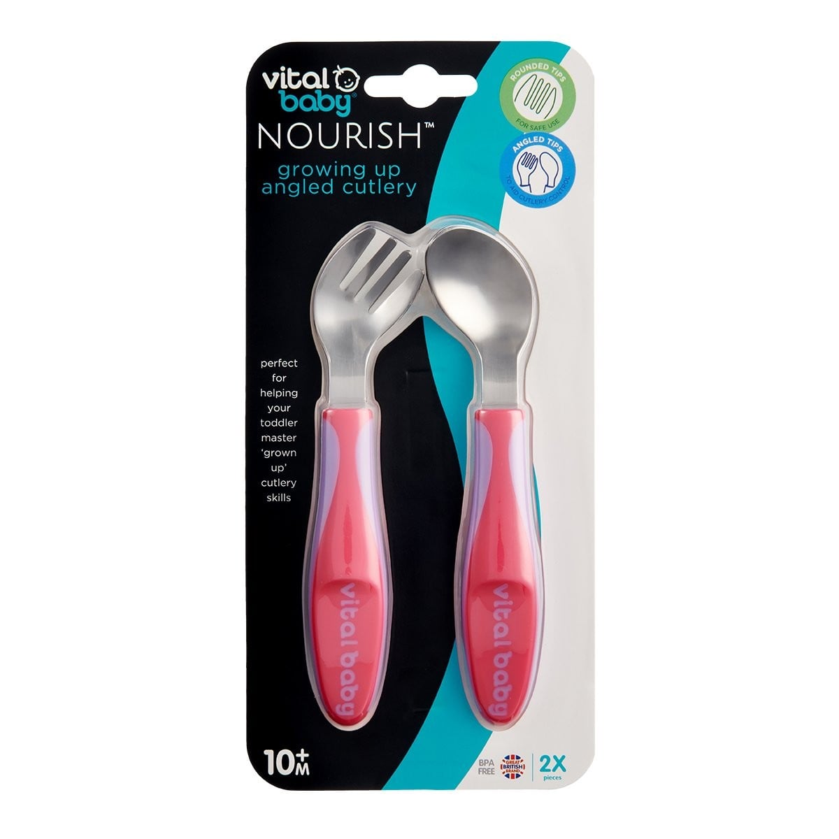 Vital Baby Growing Up Angled Cutlery Mix