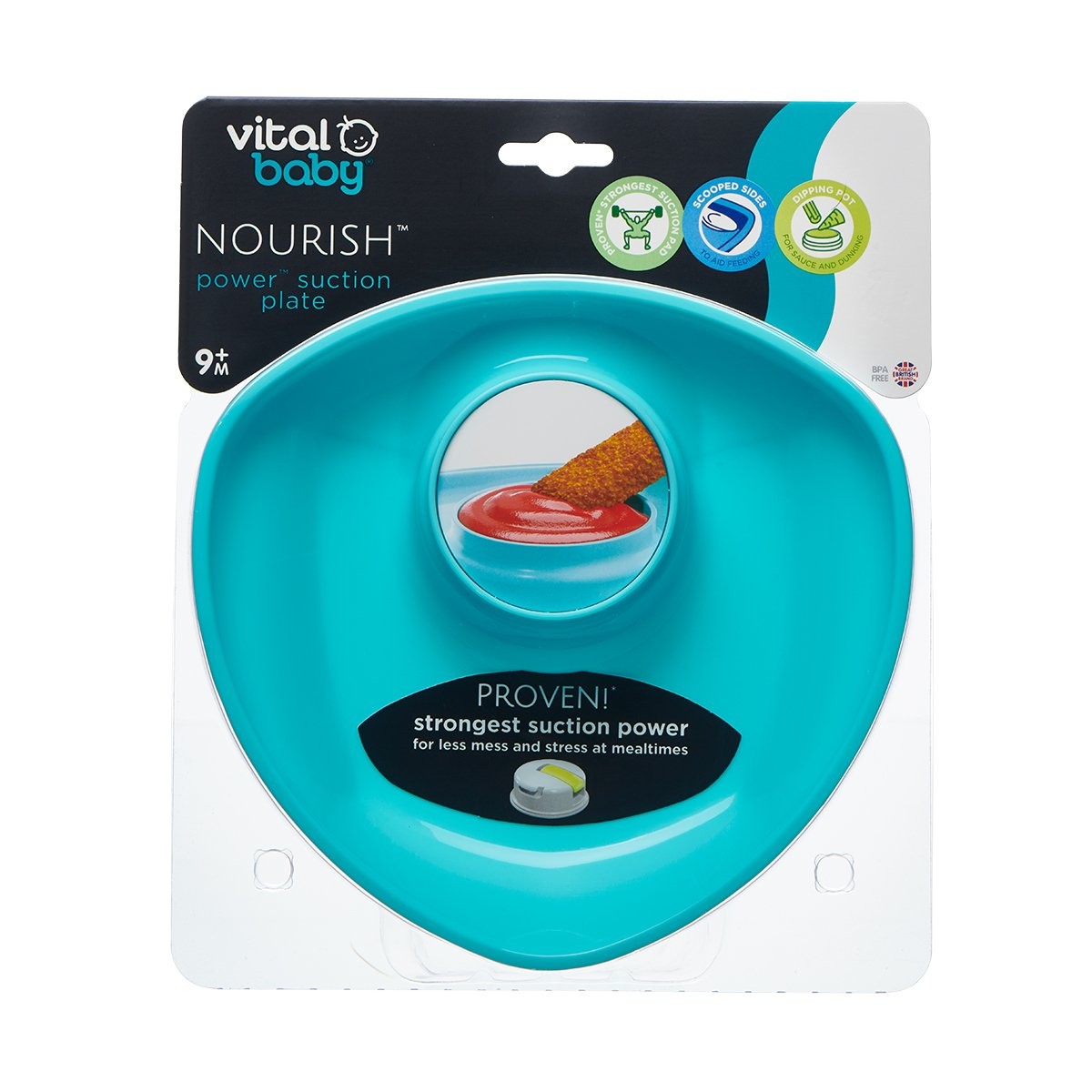 Vital Baby Nourish Power Suction Plate Mixed - 287933