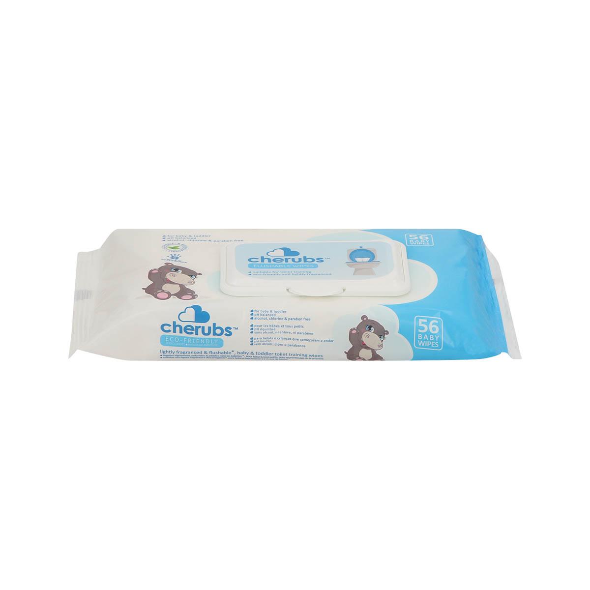 Cherubs flushable wipes hotsell