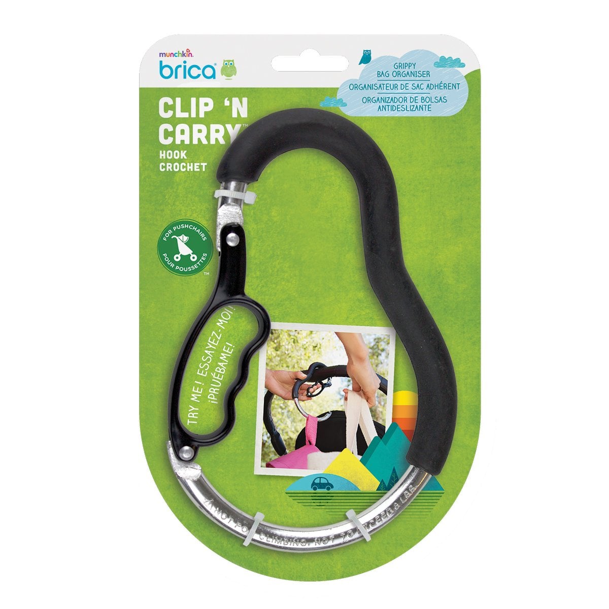 Munchkin Clip &amp;amp; Carry Stroller Hook - 300568
