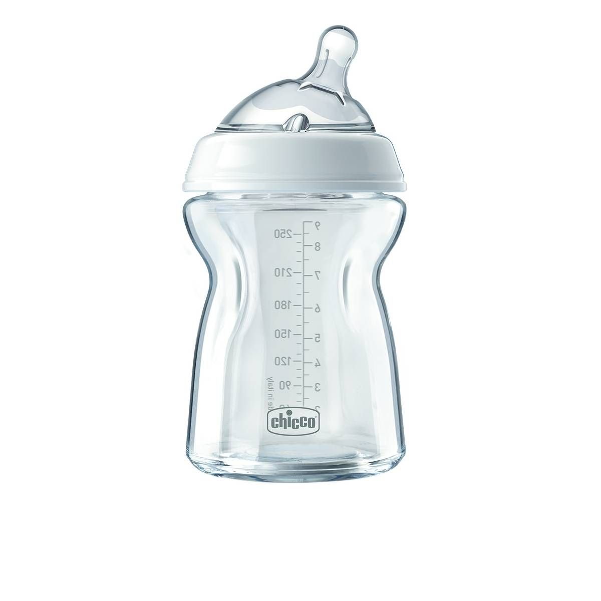 Chicco Natural Feeling Vetro Glass Bottle 250ml 0m+ - 302884