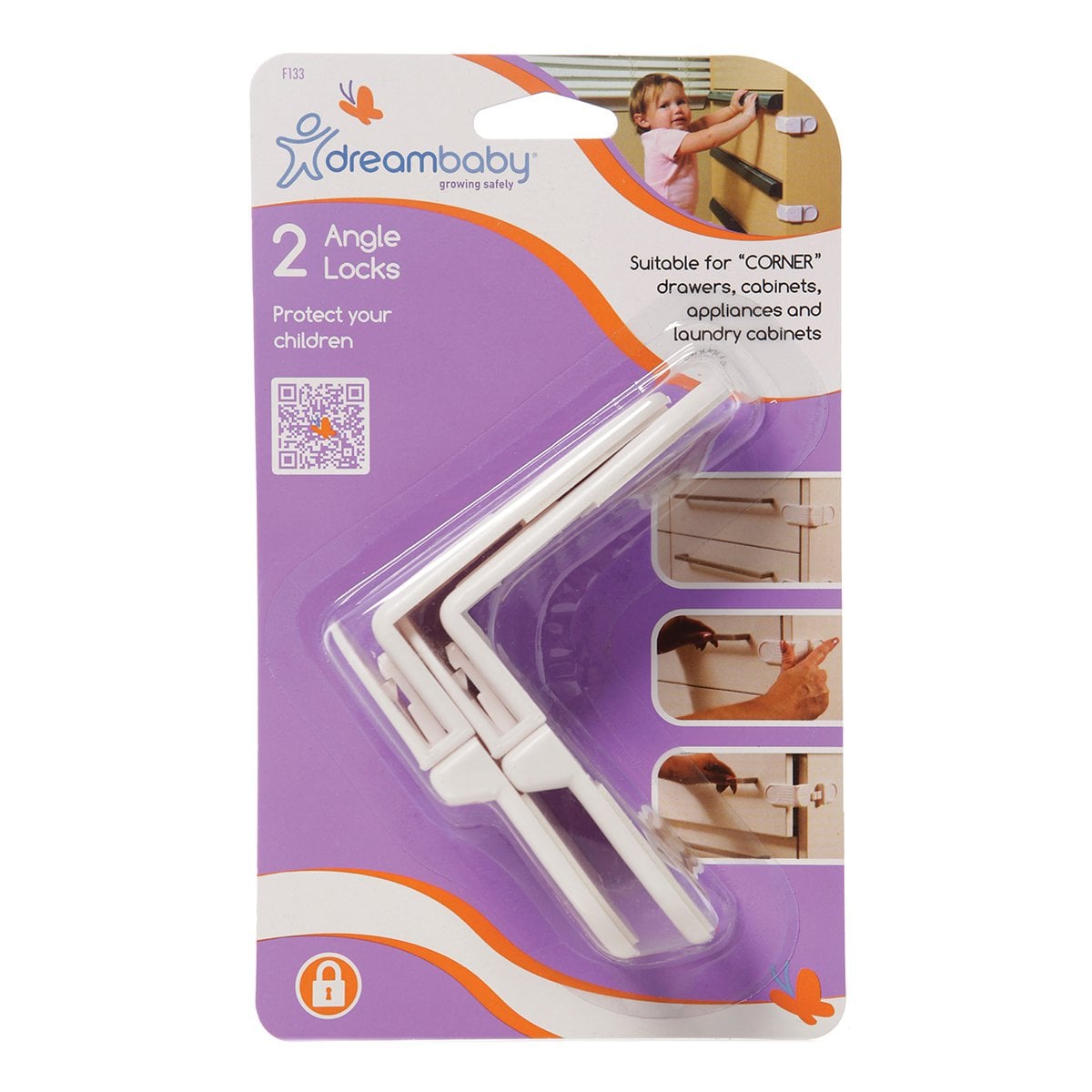 Dreambaby Angle Lock 2 Pack - 304904
