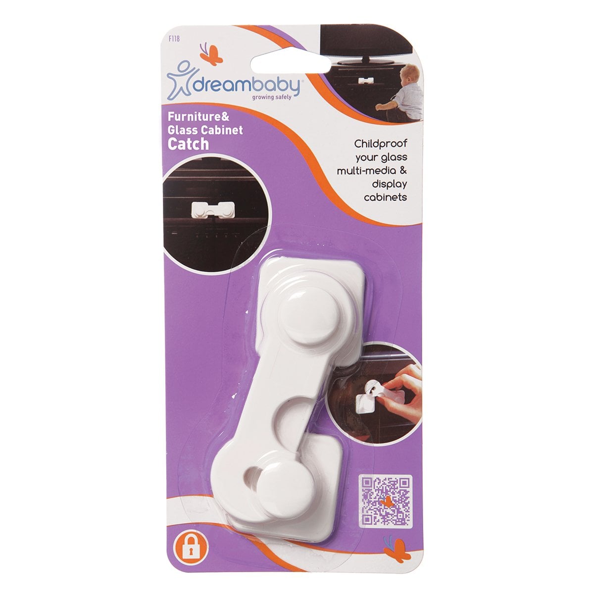 Dreambaby Glass Cabinet Latch - 309860