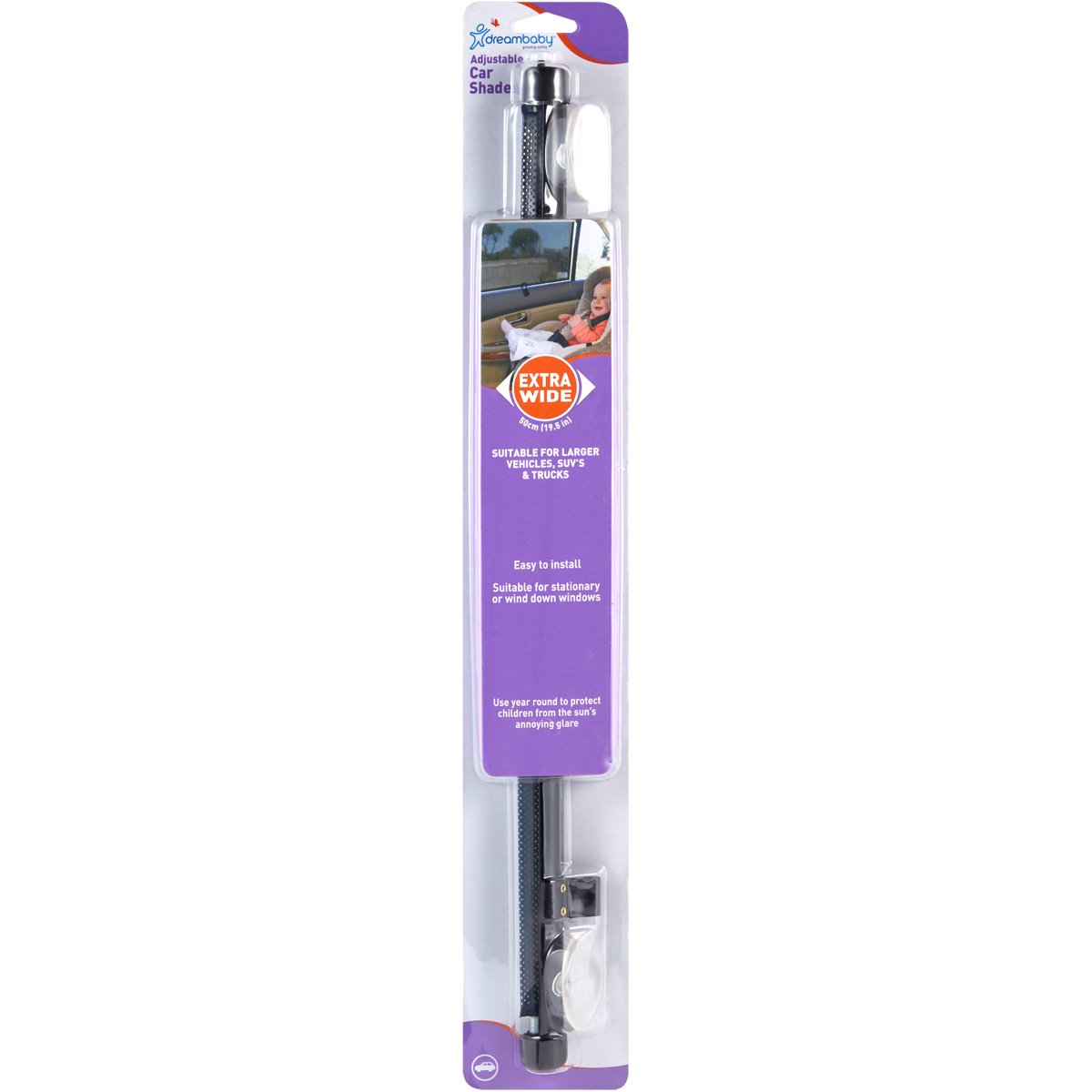Dreambaby Extra Wide Adjustable Car Shade - 309924