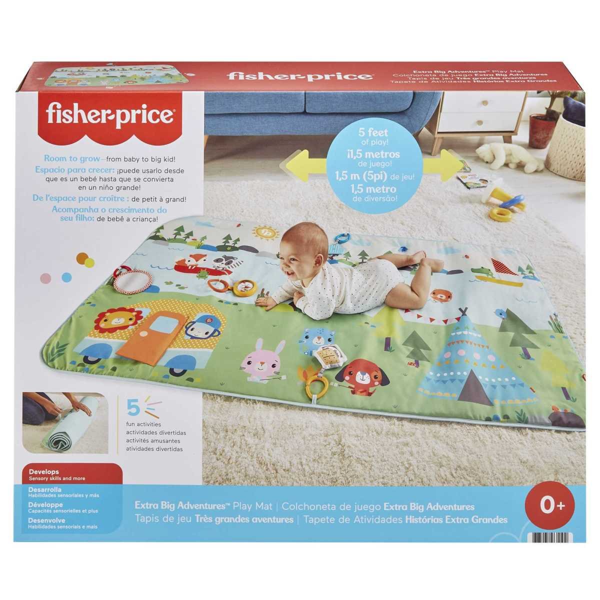 Fisher Price Extra Big Adventures Play Mat Infant Activity Set - 330498