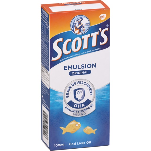 Scotts Emulsion Vitamin Syrup Regular 100Ml - 295602