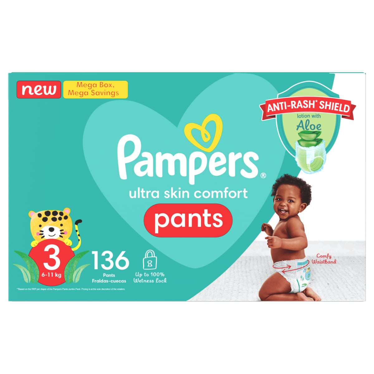 Pampers Active Pants Mega Size 3 -136 - 282697
