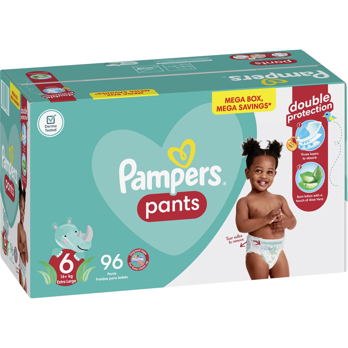Pampers Active Pants Mega Size 6 -96
