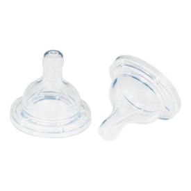 Avent Teat Silicone Slow 1m+ 2 Units - 3055