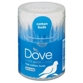 Dove Cotton Buds Tub 100`s - 16828