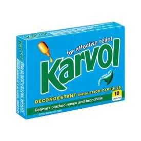 Karvol Inhalant 10 Capsules - 47612