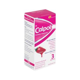 Calpol Paediatric Suspension Strawberry Flavoured 100ml - 51332