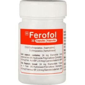 Ferofol Caps 30's - 63508