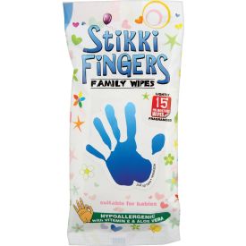 Stikki Fingers Wipes 15's - 69034