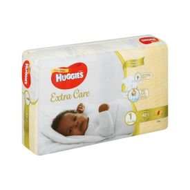 Huggies New Baby Extra Care Size 1 42's - 79782
