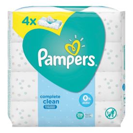 Pampers Baby Wipes Complete Clean, Fresh 4's - 4x64