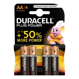 Duracell Plus Aa Batteries 4 Pack - 108801