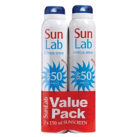 Sunlab Express Spray Spf50 2x150ml Value Pack - 145307
