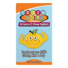 Brain Child Vitamin C 60's Chew Tabs - 158420