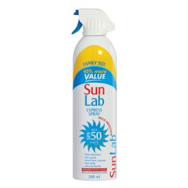 Sunlab Expr Spray Spf50 500ml Family Size - 170576