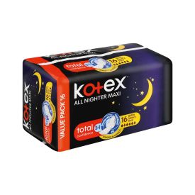 Kotex Overnight Pads All Nighter Duo 16's - 187457