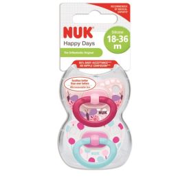 Nuk Soother Silicone Happy Days Girl Size 3 - 204016