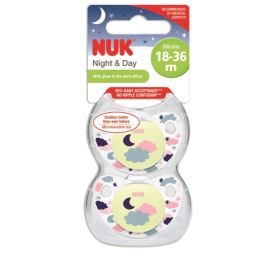 Nuk Soother Silicone Night &amp; Day Girl Size 3 - 204017