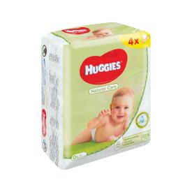 Huggies Baby Wipes 4 X 56's Natural Care - 213060