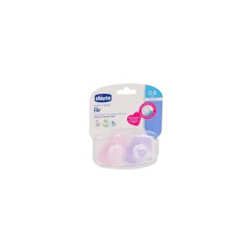 Chicco Physio Air Silicone Soother 0-6m 2 Pack - Blue