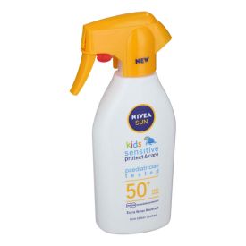 Nivea Sun Kids Sensitive Protect &amp; Play Spray Spf 50+ Sunscreen 300ml - 221787
