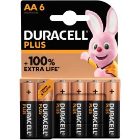 Duracell Plus Aa Batteries 6 Pack - 289846