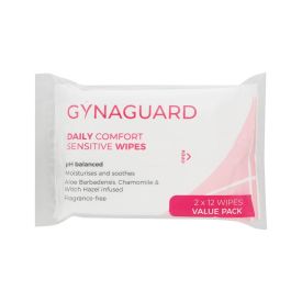 Gyna Guard Comfort Wipes Sensitive 2x12's - 294783