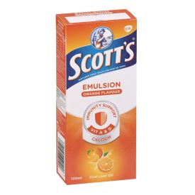 Scotts Emulsion Vitamin Syrup Orange 100ml - 295599