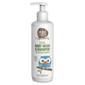 Pure Beginnings Soothing Baby Wash &amp; Shampoo 250ml Organic Baobab - 296092