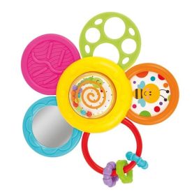 Wfun Daisy Spin Rattle N Teether