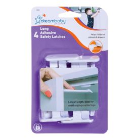 Dreambaby Long Adhesive Safety Latches - 309941