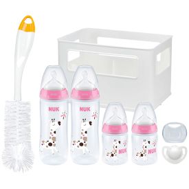 Nuk Temperature Control 4 Bottle and Crate Starter Pack 0-6m - Girl - 319915