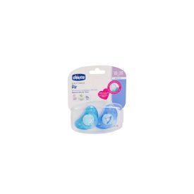 Chicco Physio Air Silicone Soother 12m+ 2 Pack - Blue - 320422