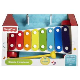 Fisher Price Classic Xylophone Musical Instrument Pull Toy - 330495