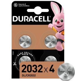 Duracell 2032 Lithium Coin Battery 4 Pack - 330626