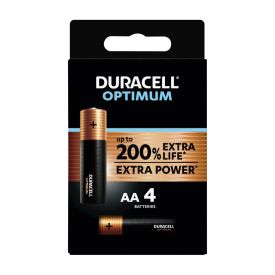 Duracell Optimum Aa Batteries 4 Pack - 330627