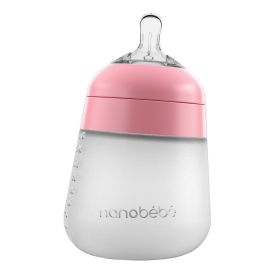Nanobebe Flexy Silicone Bottle - Single Pack - Pink 270ml - 335312