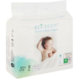 Eco Boom Bamboo Nappies Extra Large 28 Pieces - 391233