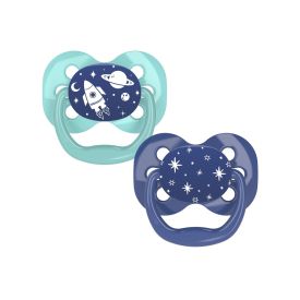 Dr Brown's Advantage Pacifier Stage 1 Blue Space 2-Pack